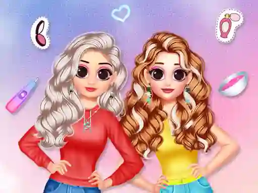 بازی Besties Makeover Salon آنلاین