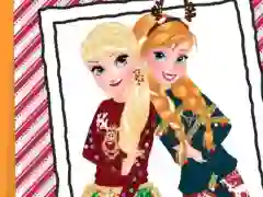 بازی Sisters Ugly Xmas Sweater آنلاین