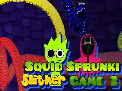 بازی Squid Sprunki Slither Game 2 آنلاین