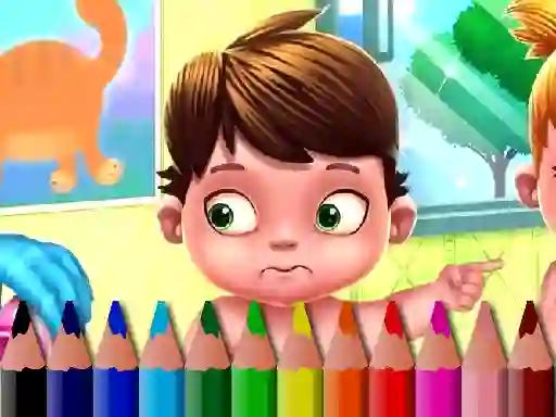 بازی Back To School: Baby Coloring Book آنلاین