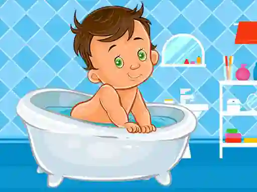 بازی Baby Bath Jigsaw آنلاین