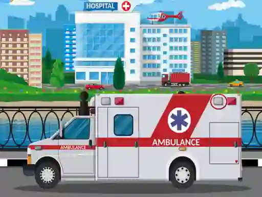 بازی Ambulance Trucks Differences آنلاین