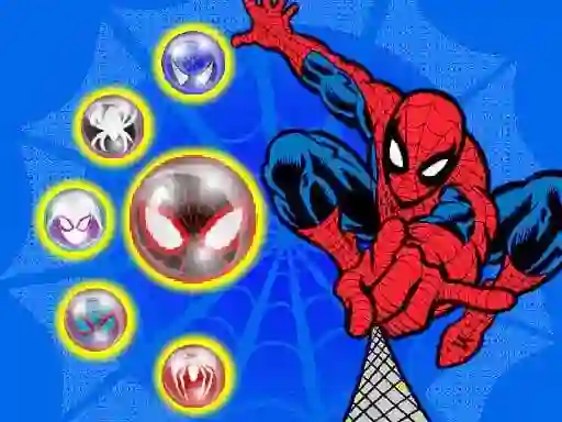 بازی Spiderman Bubble Shooter آنلاین