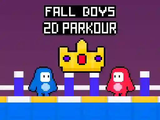 بازی Fall Boys 2D Parkour آنلاین