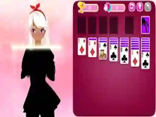 بازی Solitaire Girls 2 آنلاین