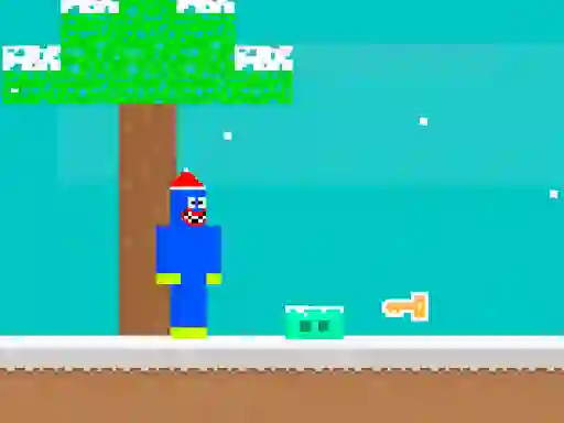 بازی Noob Huggy Winter آنلاین