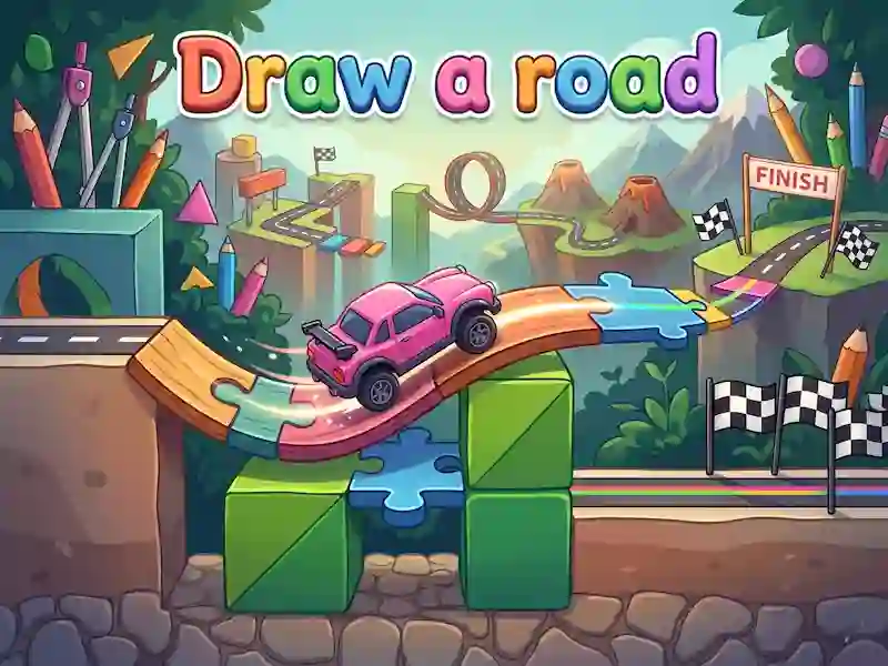 بازی Draw a road آنلاین