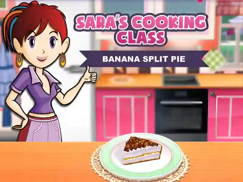 بازی Banana Split Pie: Sara`s Cooking Class آنلاین