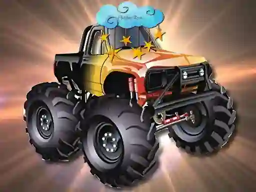 بازی Cartoon Trucks Hidden Stars آنلاین