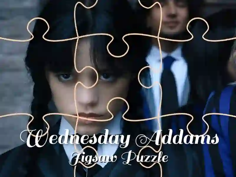 بازی Wednesday Addams Jigsaw Puzzle آنلاین