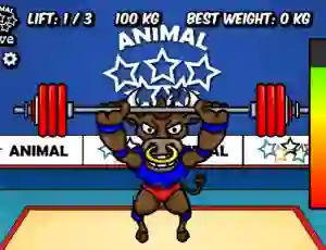بازی Animal Olympics Weight Lifting آنلاین