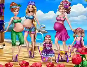 بازی Pregnant Moms Exotic Holiday آنلاین