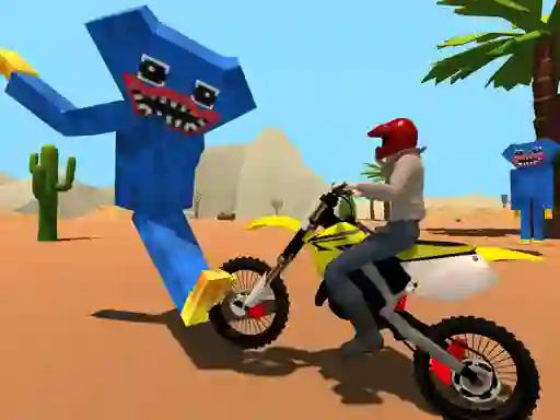 بازی Motoracer vs Huggy آنلاین