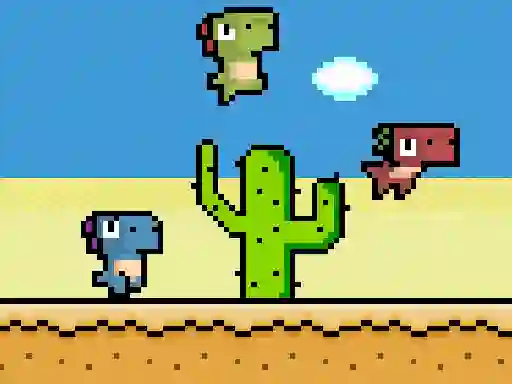 بازی Pixel Dino Run آنلاین