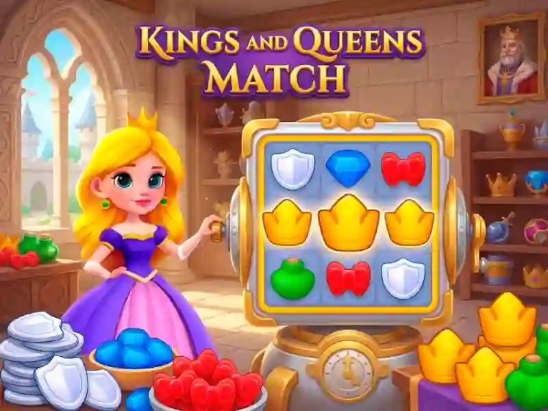 بازی Kings and Queens Match آنلاین