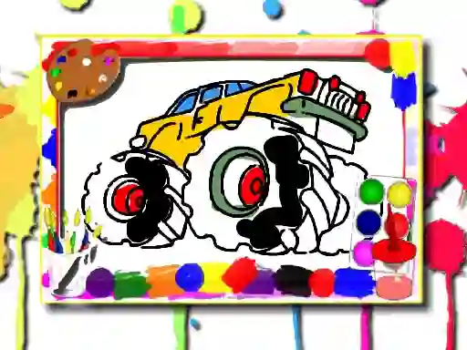 بازی Monster Truck Coloring Book آنلاین
