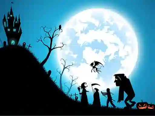بازی Happy Halloween Jigsaw آنلاین