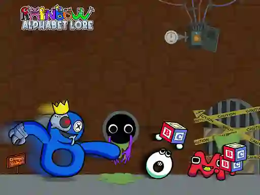 بازی Rainbow Alphabet Lore آنلاین