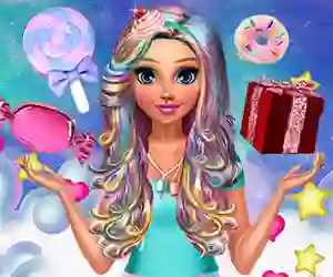 بازی Katie's Candy Look آنلاین