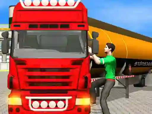بازی Oil Tanker Transporter Truck Simulator آنلاین