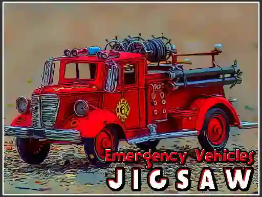 بازی Emergency Vehicles Jigsaw آنلاین