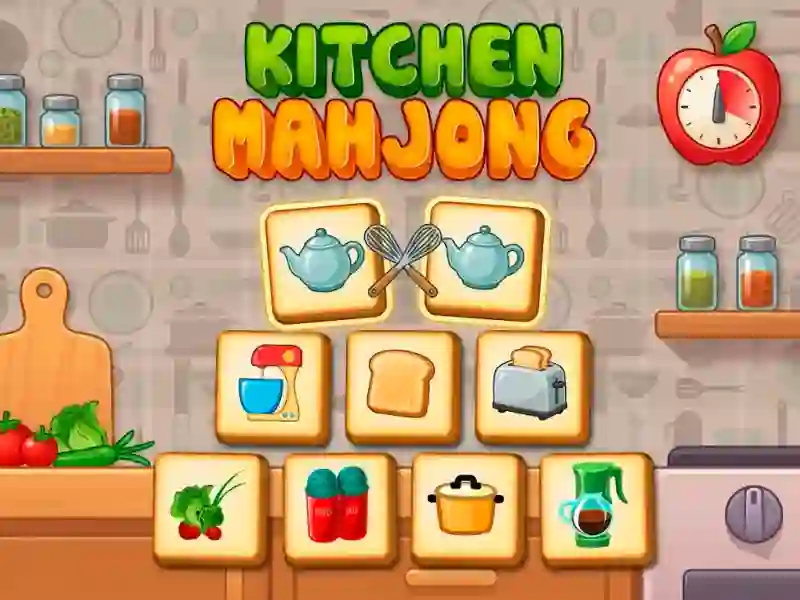 بازی Kitchen mahjong آنلاین