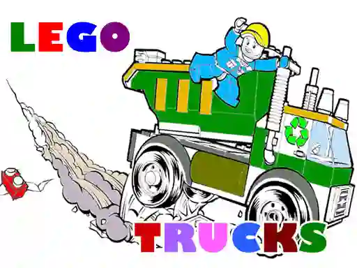 بازی Lego Trucks Coloring آنلاین