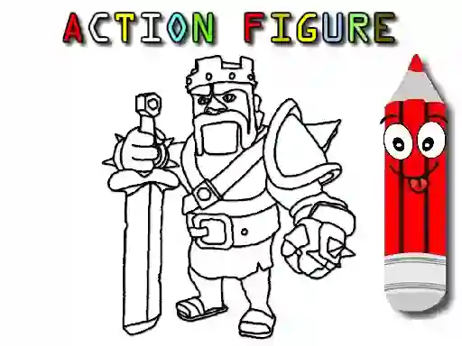 بازی Back To School: Action Figure Coloring آنلاین