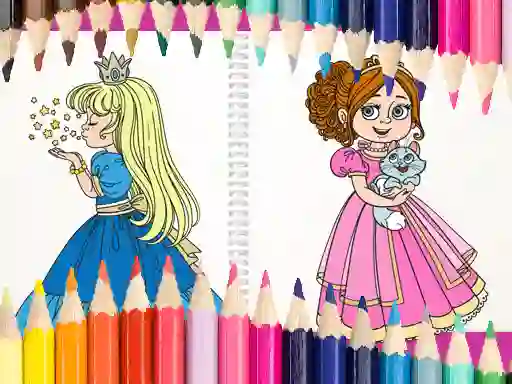 بازی Beautiful Princess Coloring Book آنلاین