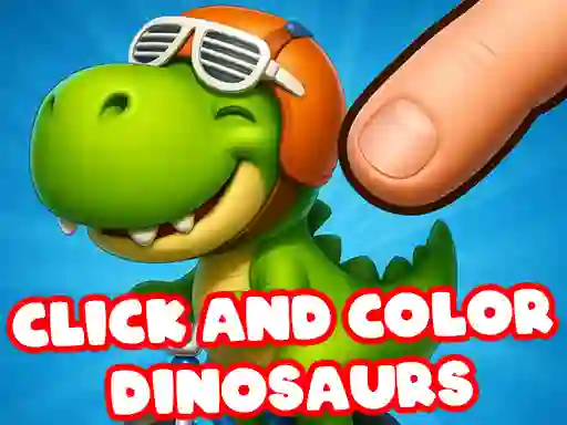 بازی Click And Colors Dinosaurs آنلاین