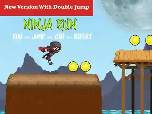بازی Ninja Run Double Jump آنلاین