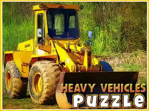 بازی Heavy Vehicles Puzzle آنلاین
