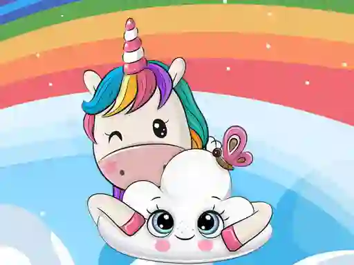 بازی Cute Unicorn Jigsaw آنلاین