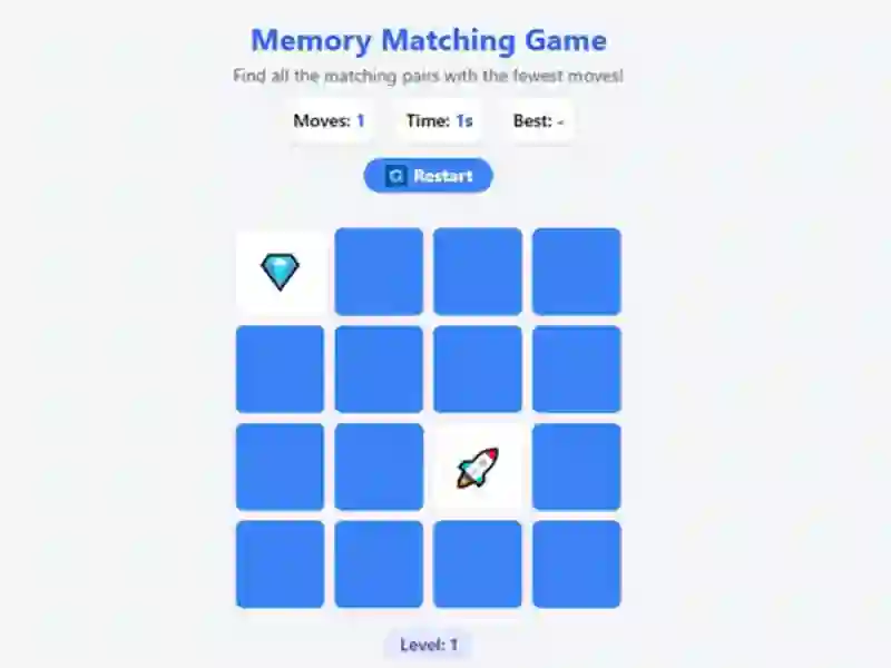 بازی Memory Matching Game آنلاین