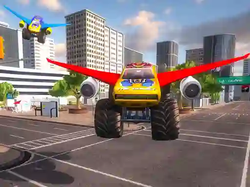 بازی Real Flying Truck Simulator 3d آنلاین
