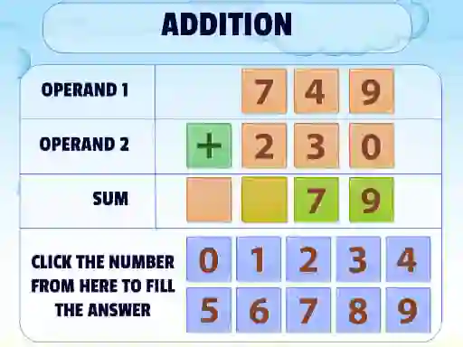بازی Addition Practice آنلاین