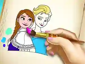 بازی Ice Kingdom Coloring Book آنلاین
