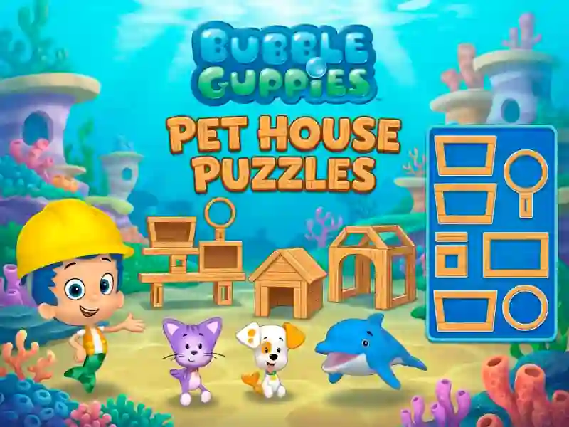 بازی Bubble Guppies Pet House Puzzles آنلاین
