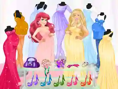 بازی Pregnant Princesses Fashion Outfits آنلاین
