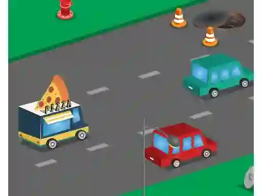بازی Food Rush Traffic آنلاین