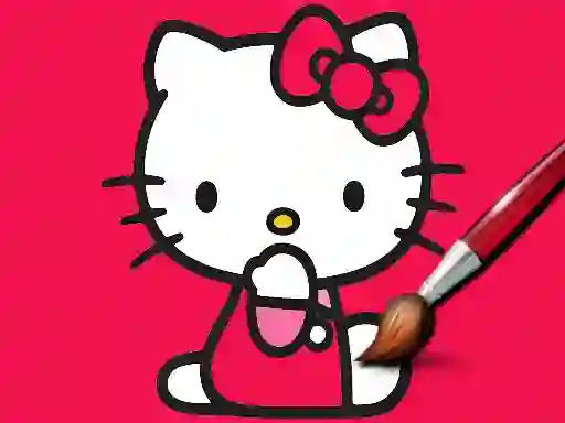 بازی Easy Coloring Kitty آنلاین