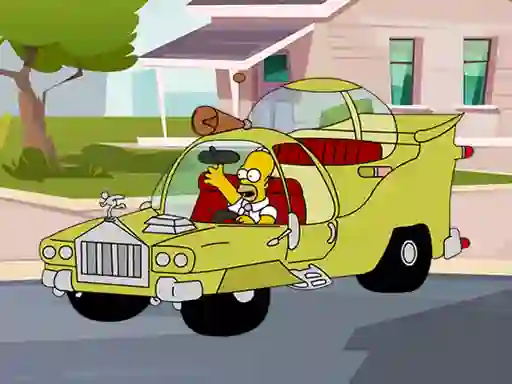 بازی The Simpsons Car Jigsaw آنلاین