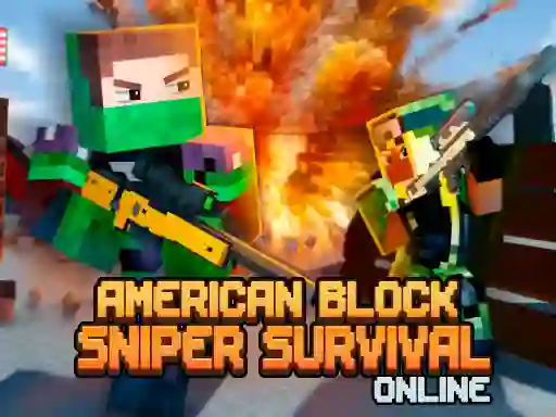 بازی American Block Sniper Survival Online آنلاین