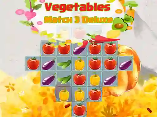 بازی Vegetables Match 3 Deluxe آنلاین