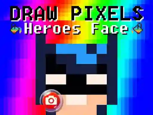 بازی Draw Pixels Heroes Face آنلاین