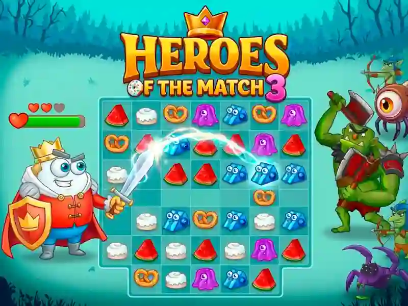 بازی Heroes of the match 3 آنلاین