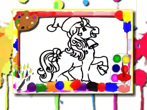 بازی Horse Coloring Book آنلاین