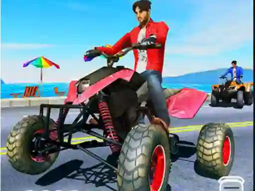 بازی Quad Bike Traffic Racing Mania آنلاین
