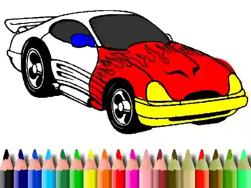 بازی Back To School: Muscle Car Coloring آنلاین