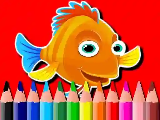 بازی Back To School: Fish Coloring Book آنلاین